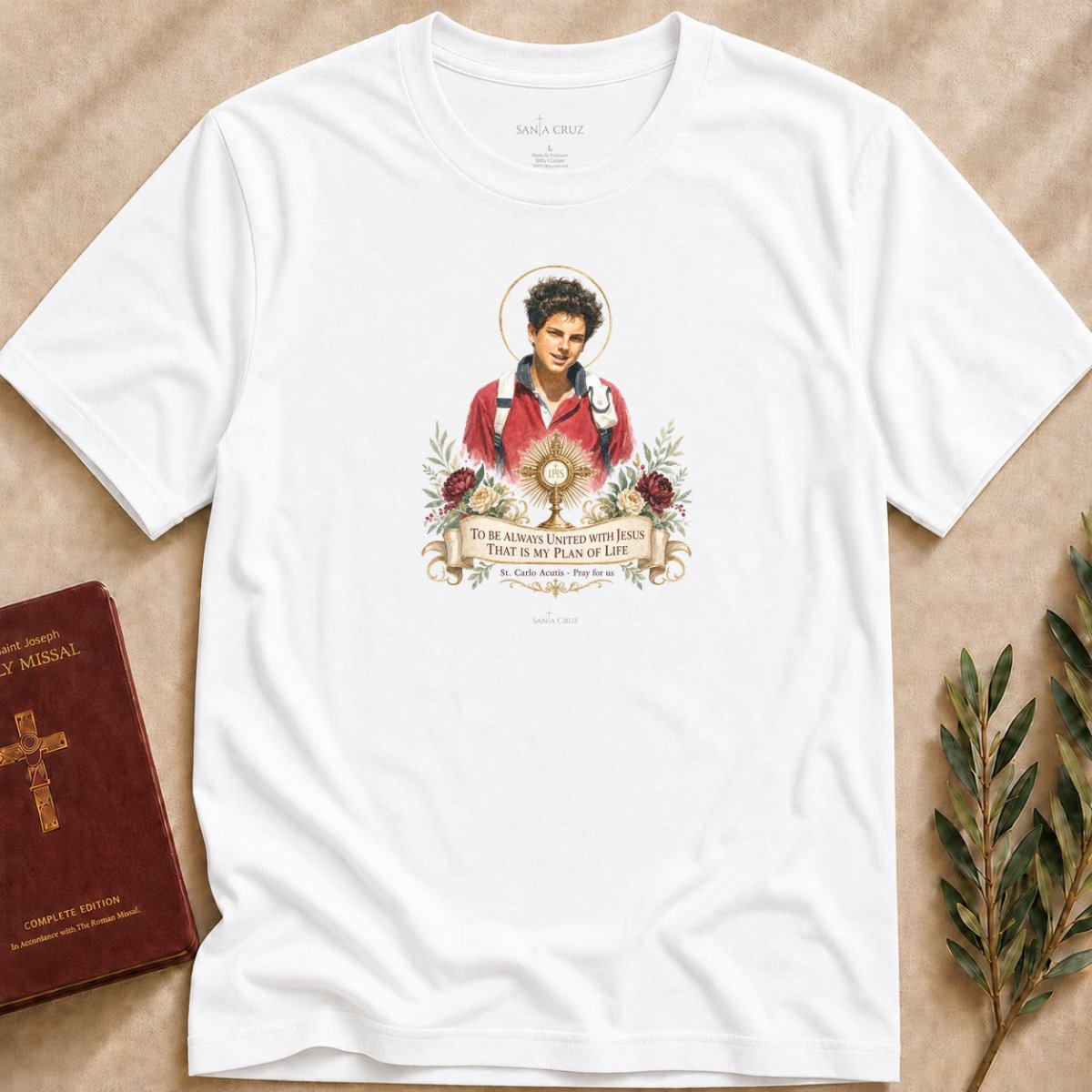 St. Carlo Acutis Eucharist T-shirt - 18480564594972110708