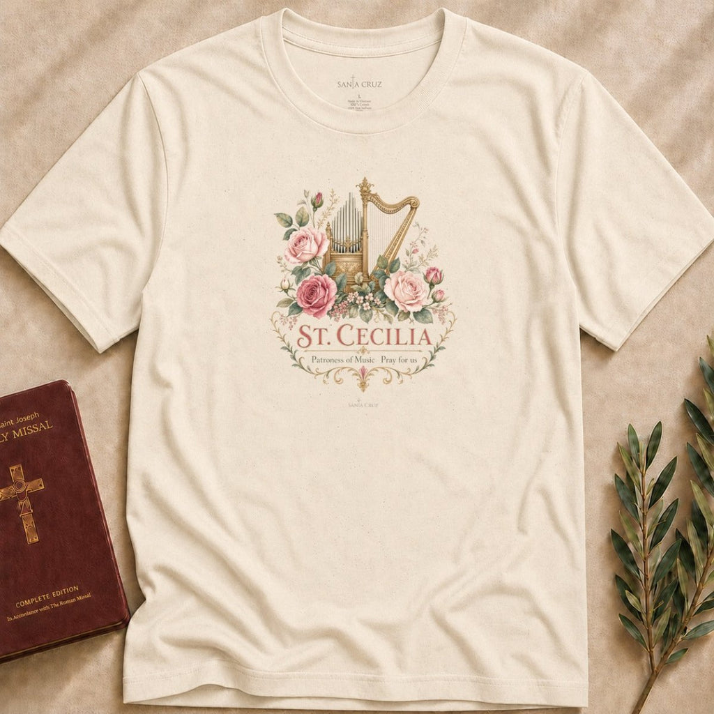 St. Cecilia - Patroness of Music T-shirt - 52714175143094858828