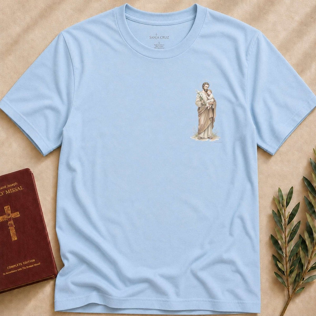 St. Joseph - Faithful Father T-shirt — Catholic t-shirt for women | Santa Cruz