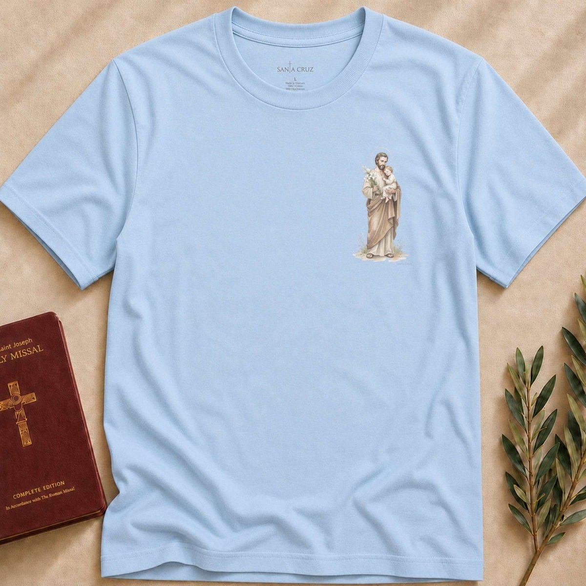 St. Joseph - Faithful Father T-Shirt - 19648188527606754193