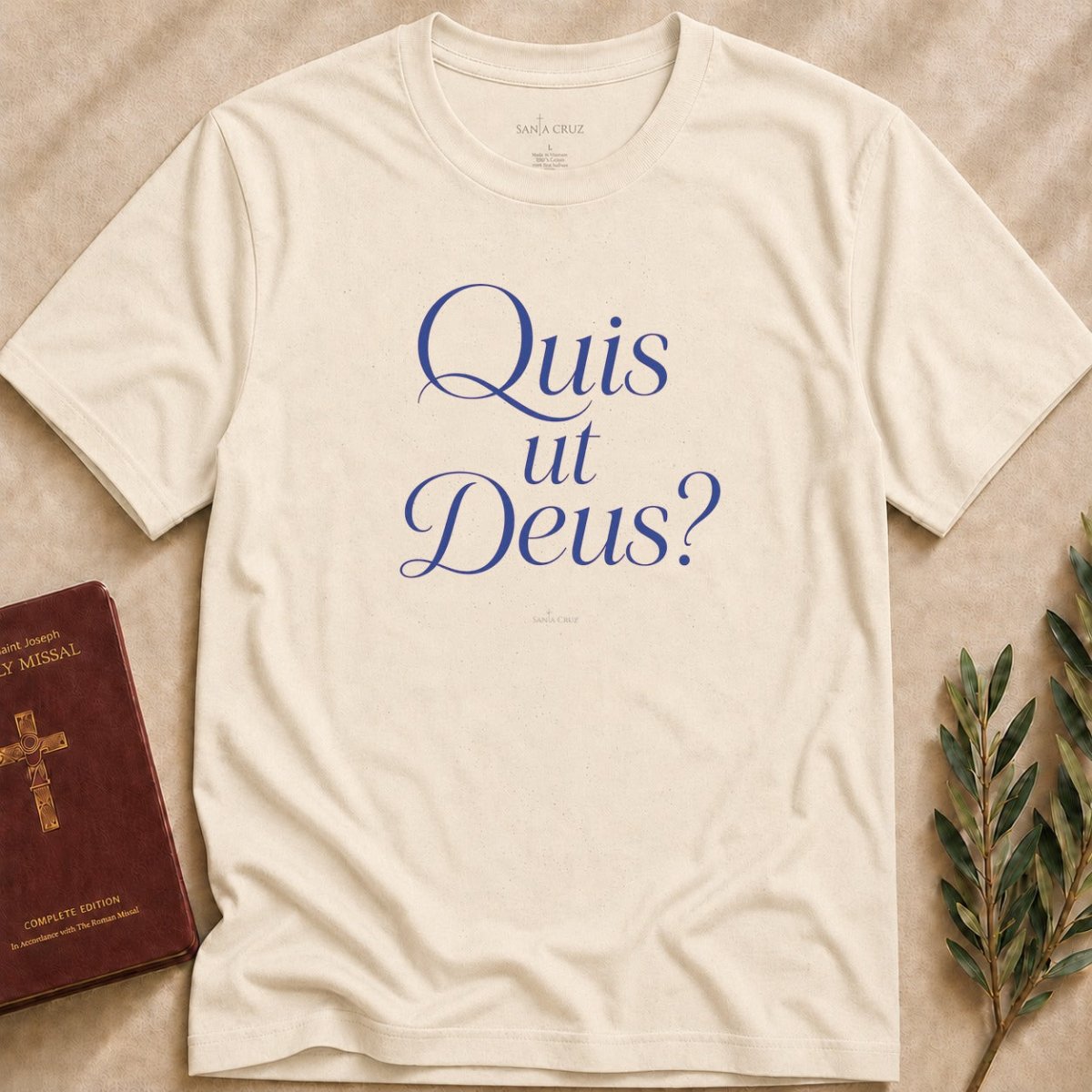 St. Michael the Archangel - Quis ut Deus T-shirt - 25540908772942179691