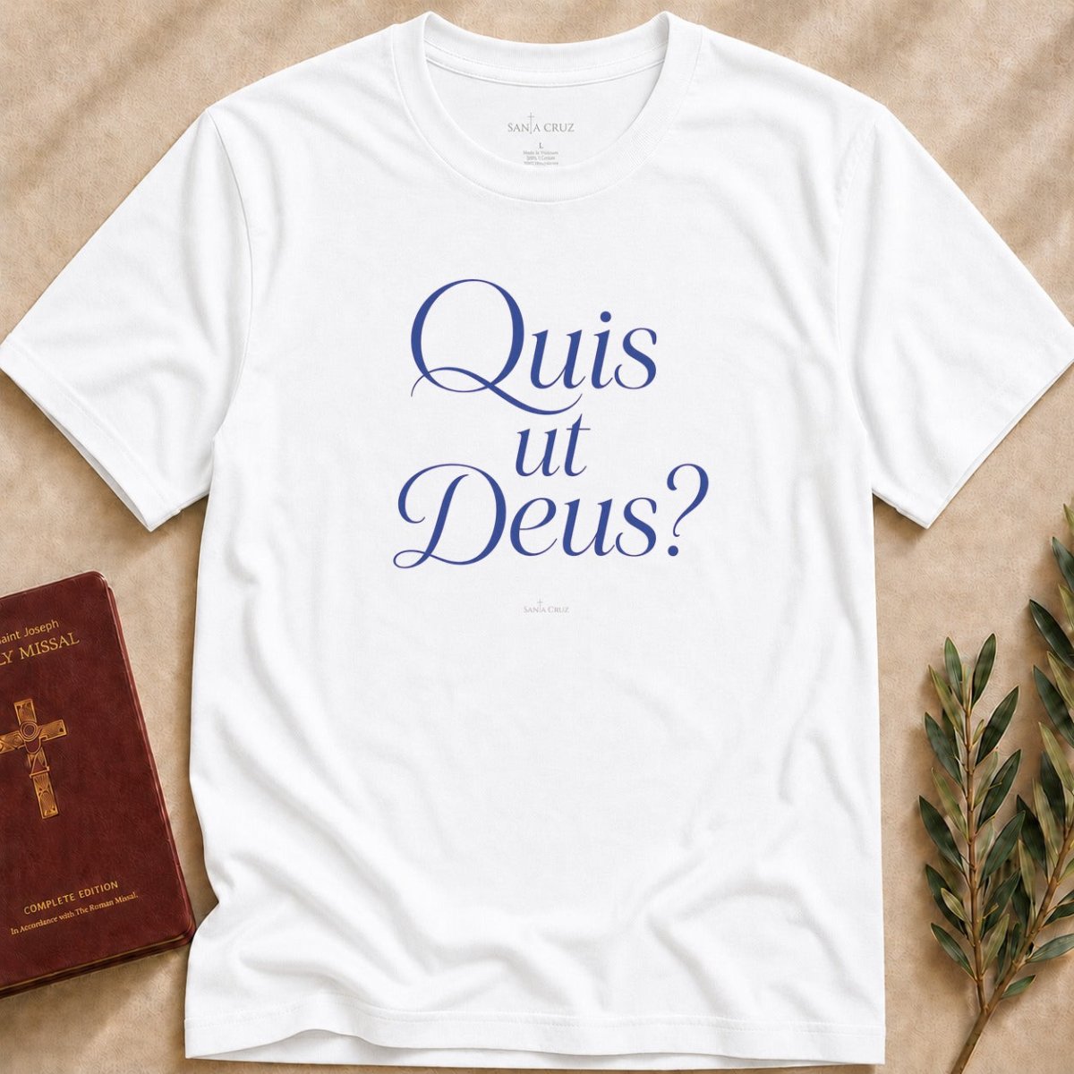 St. Michael the Archangel - Quis ut Deus T-shirt - 28761176269617528653