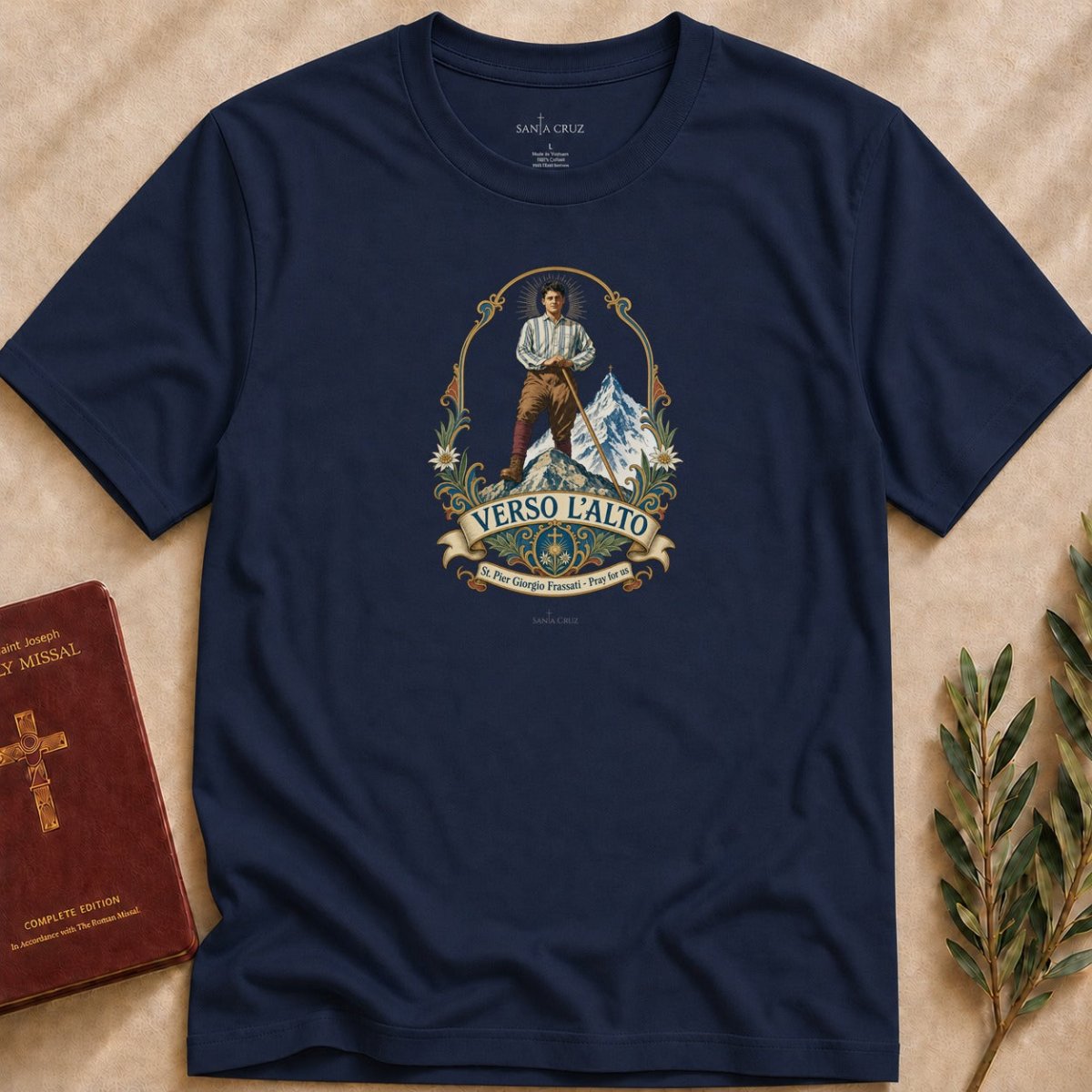 St. Pier Giorgio Frassati Verso l'Alto T-shirt - 19830547055630082136