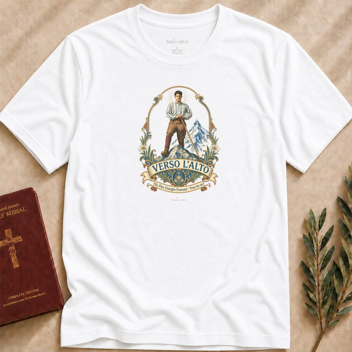 St. Pier Giorgio Frassati Verso l'Alto T-shirt - 29522002516511890936
