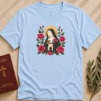 St. Rita of Cascia - Rose of the Impossible T-shirt - 12462935262413891198