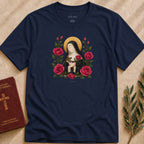 St. Rita of Cascia - Rose of the Impossible T-shirt - 19056772657090399618