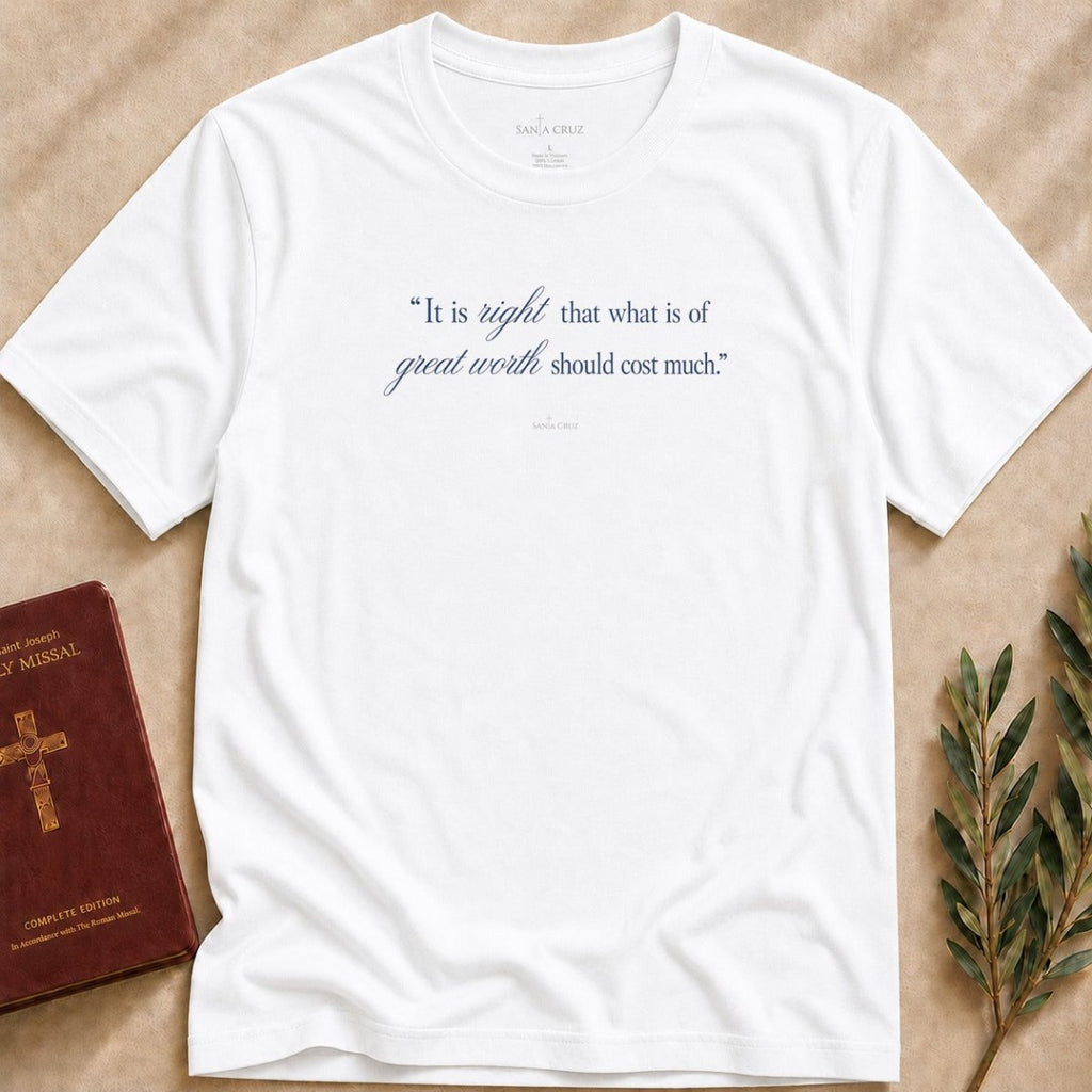 St. Teresa of Ávila - Costly Grace T-shirt - 23421005219441496811