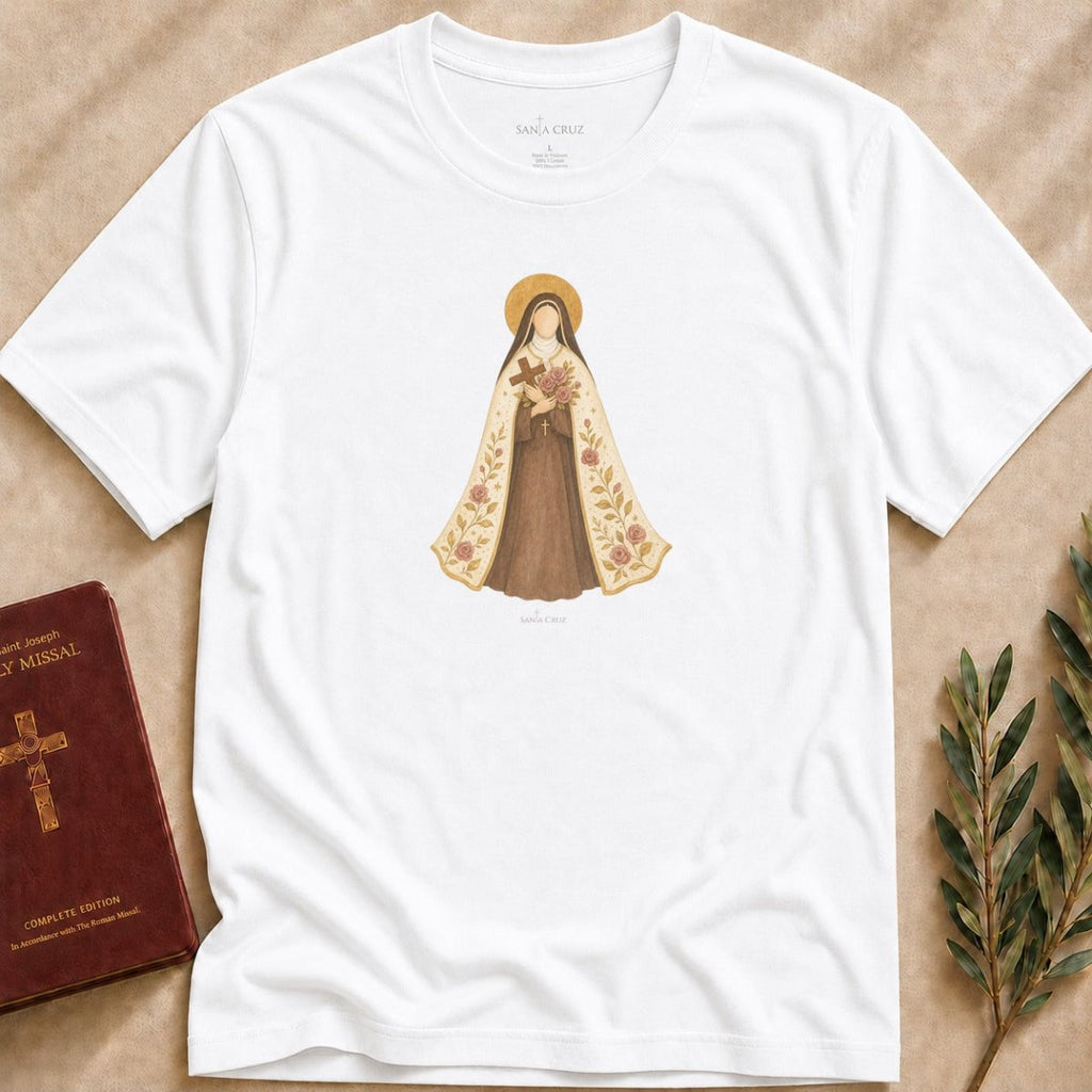 St. Thérèse of Lisieux - The Little Flower T-shirt - 32189555828094759479