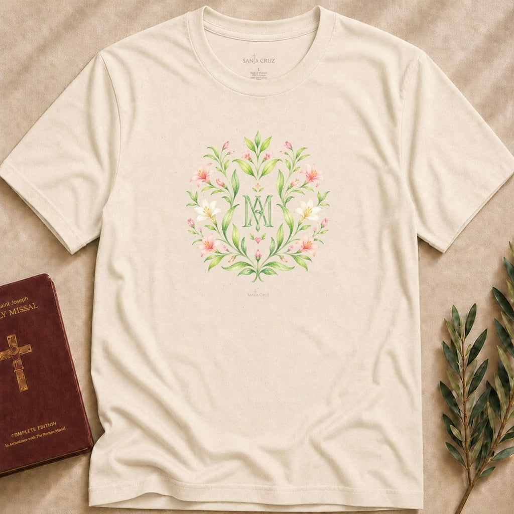 The Marian Monogram - Lily of Grace - 10639893376911588254