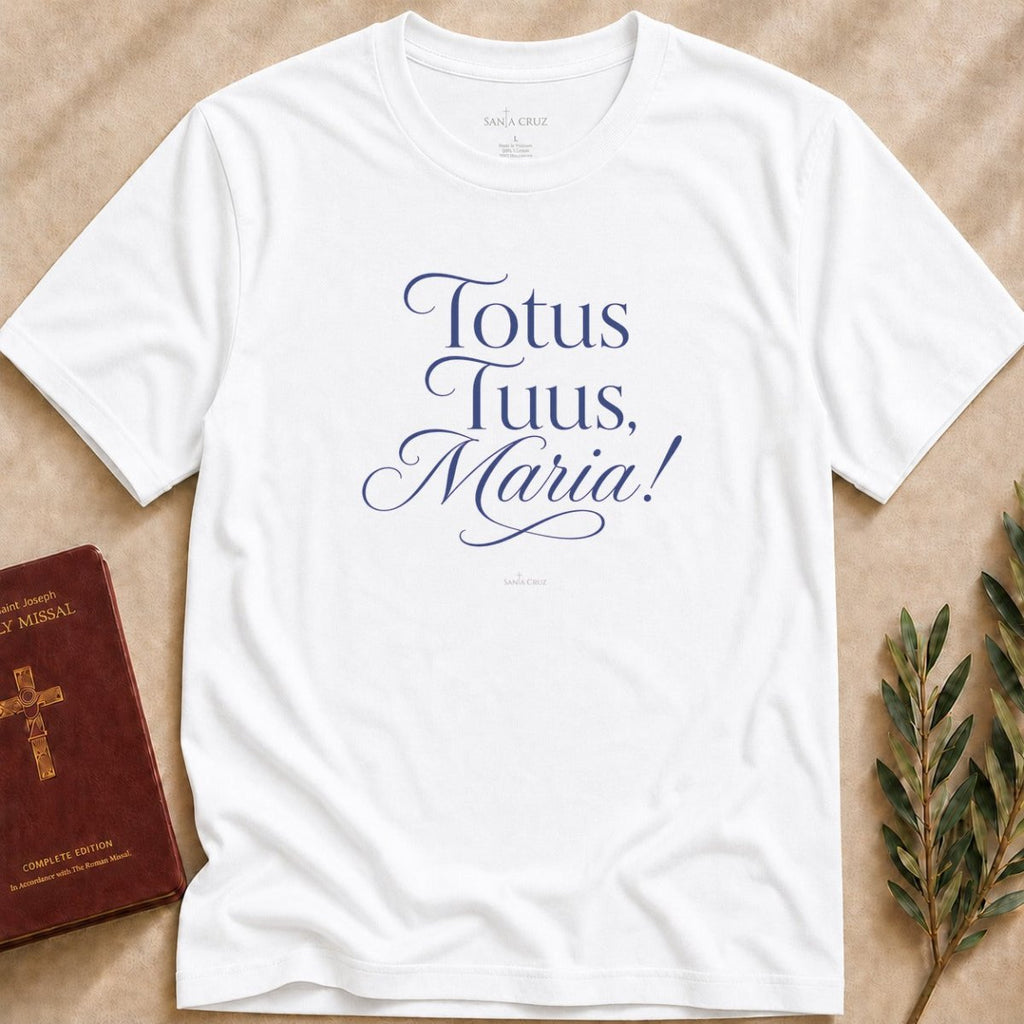 Totus Tuus Maria T-shirt - 83623102900353514944