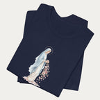 Virgin Mary - Grace in Bloom T-shirt - 16370539288309587090